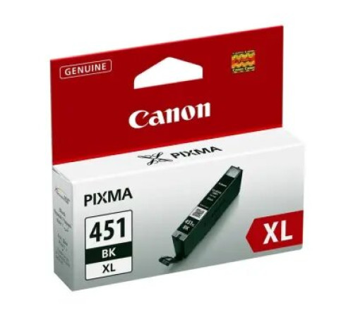 კარტრიჯი CANON CLI-451XL BK შავი, ორიგინალი (450 გვერდი)