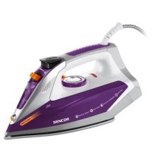 უთო Sencor SSI 8710VT Iron 2400W, Ceramic Soleplate, Volume 200 ml, Self-cleaning System for Removing Mineral Deposits, Anti-Calc System for Preventing
