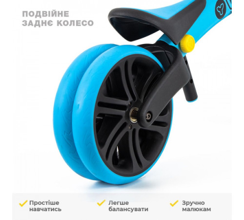 ბალანს ველოსიპედი Yvolution Yvelo Junior blue