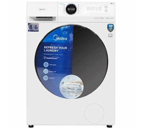 სარეცხი მანქანა MIDEA MF100D80B/W