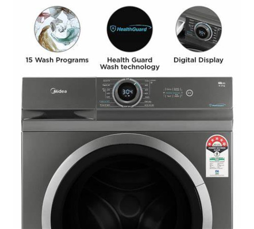 სარეცხი მანქანა MIDEA MF100W80B/T