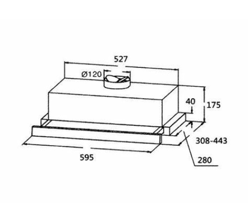 გამწოვი MIDEA MH60P405X