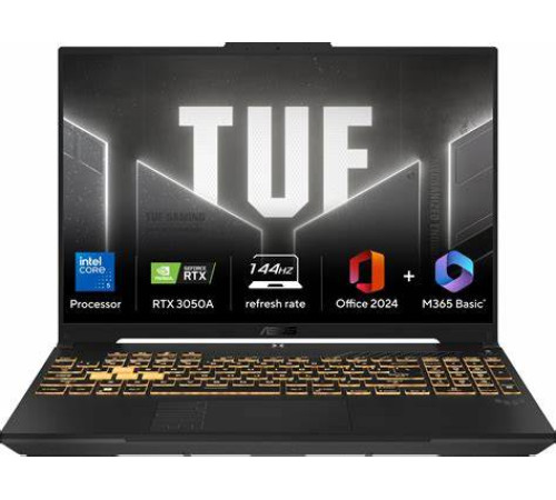 ნოუთბუქი ASUSTEK ASUS TUF Gaming F16 16'' FHD 144Hz CORE 5 210H 16GB 512GB RTX 4050 Mecha Gray