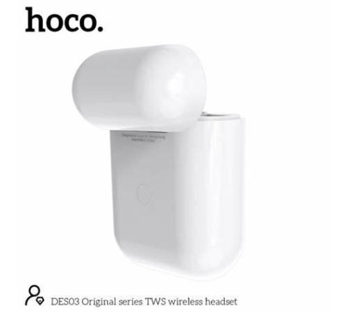 ყურსასმენი Hoco DES03 Original Series TWS Wireless Headset White
