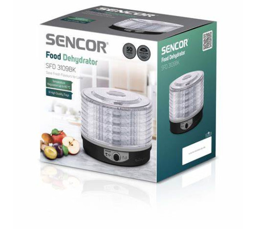 ხილის საშრობი SENCOR SFD 3109BK