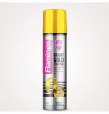 ოქროსფერი სპრეი საღებავი FLAMINGO F143