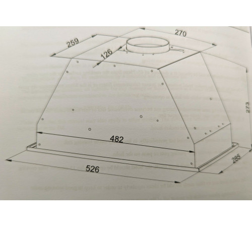 გამწოვი ასაკრავი ELENBERG EBG-52B9