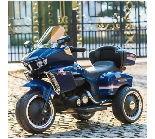 საბავშვო ელექტო მოტოციკლეტი 9199BLU