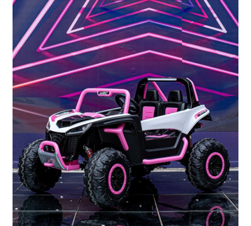 საბავშვო ელექტრო მანქანა ATV dune buggy ელექტრო სარბოლო ოთხბორბლიანი  DLS-XPINK
