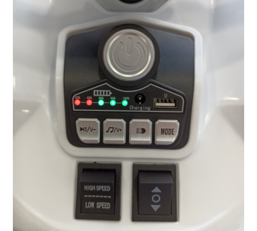 საბავშვო ელექტრო კვადრო WINDY BLUE DLX-288-BLU