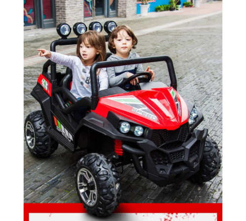 საბავშვო ელექტრო მანქანა BUGGY S2588-1 BIG BUGGY 2 ადგლიანი