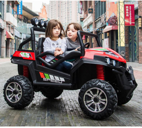 საბავშვო ელექტრო მანქანა BUGGY S2588-1 BIG BUGGY 2 ადგლიანი