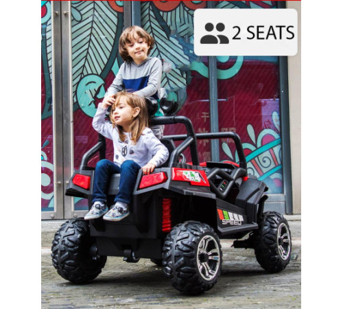 საბავშვო ელექტრო მანქანა BUGGY S2588-1 BIG BUGGY 2 ადგლიანი