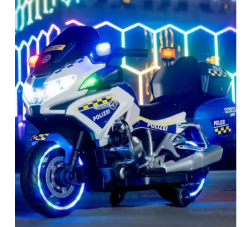 საბავშვო ელექტო მოტოციკლეტი 888police-w