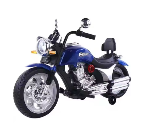 საბავშვო ელექტო მოტოციკლეტი 0001BLU