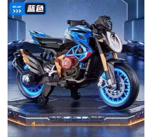 საბავშვო ელექტო მოტოციკლეტი  M-800-BLU