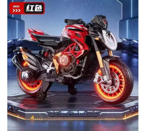 საბავშვო ელექტო მოტოციკლეტი  M-800-RED