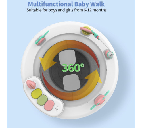 ჭოჭინა 360 გრადუსიანი მბრუნავი სავარძლით  Baby-105CER