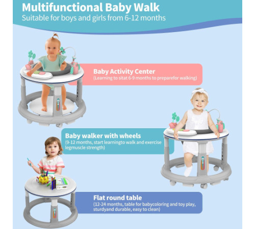 ჭოჭინა 360 გრადუსიანი მბრუნავი სავარძლით  Baby-105CER