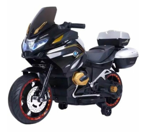 საბავშვო ელექტო მოტოციკლეტი 1699-BLACK